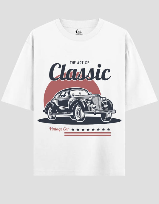 "CLASSIC" OVERSIZED WHITE T-SHIRT