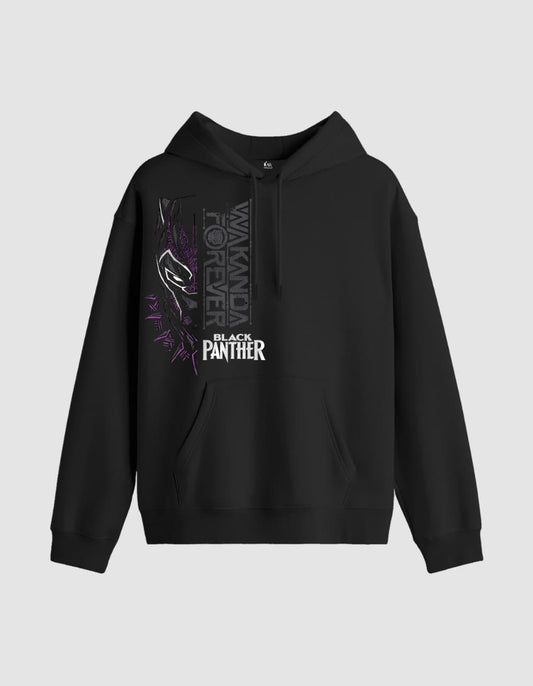 "MARVEL EDITION BLACK PANTHER WAKANDA FOREVER" BLACK HOODIE
