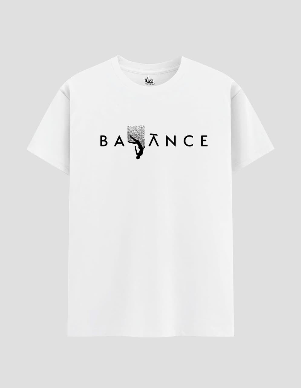 "BALANCE" REGULAR WHITE T-SHIRT