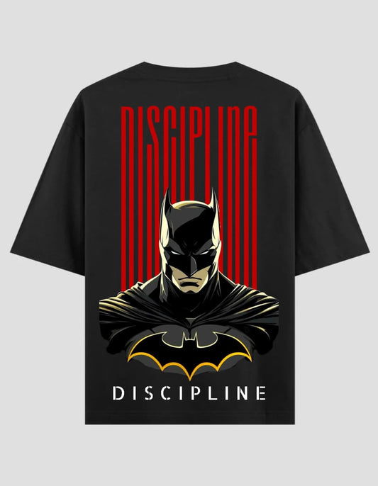 "BATMAN EDITION" OVERSIZED BLACK T-SHIRT