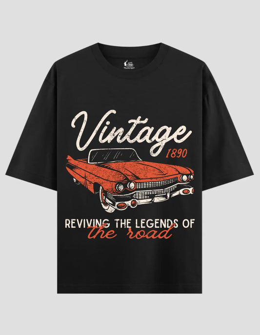 "VINTAGE 1890" OVERSIZED T-SHIRT