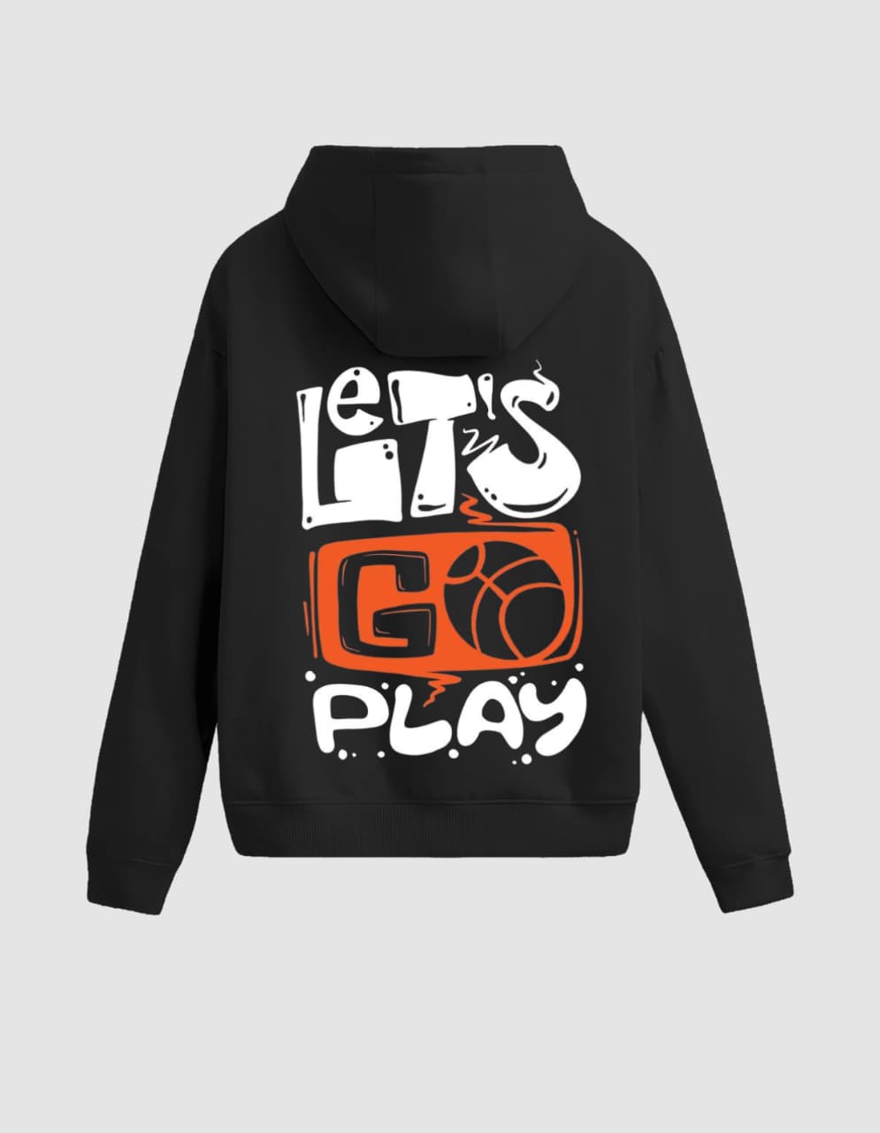 "LIFE IS A GAME | LET'S GO PLAY" BLACK HOODIE